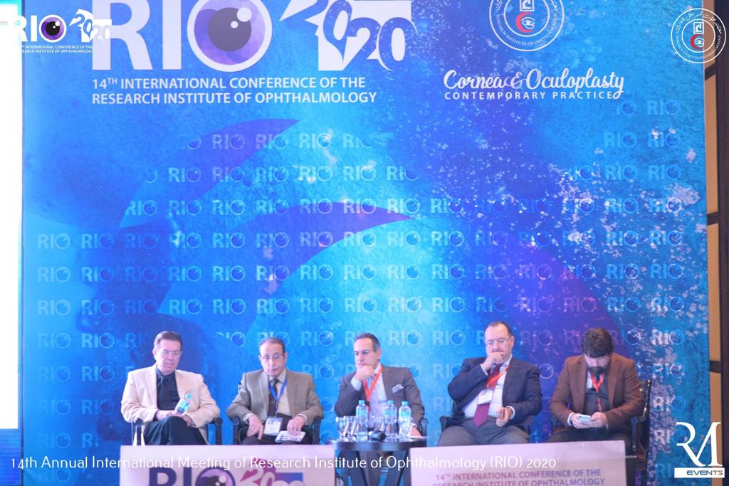Dr. Nabil Ragae introduced everything regarding the use of stem cells in the treatment used in cornea and retina disorders during “Rio 2020”, in Cairo, Egypt, .